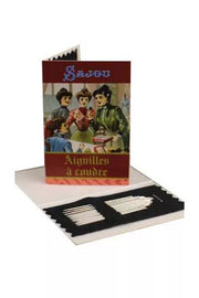 20 agujas de coser. Folleto del club de costura.