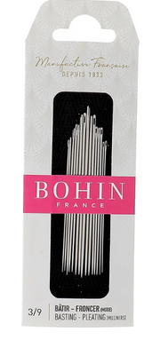 Agujas Bohin para hilvanar y fruncir (moda) 3/9