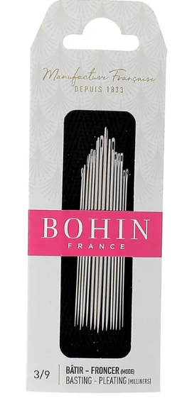Agujas Bohin para hilvanar y fruncir (moda) 3/9