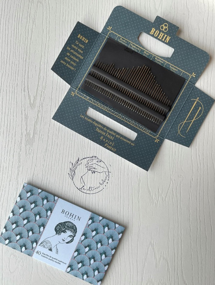 Folleto de 40 Agujas Bohin - 185 años de BOHIN - Modelo "Solange"