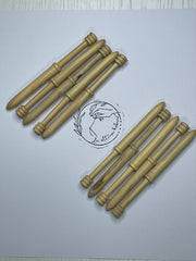 Bolillos de Madera de BOJ Finos con Punta Fina
