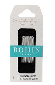 Agujas Bohin cortas para patchwork #9
